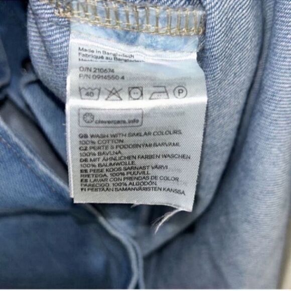 H&M Denim Blue Oversized Dress (Size XS) - Picture 4 of 8